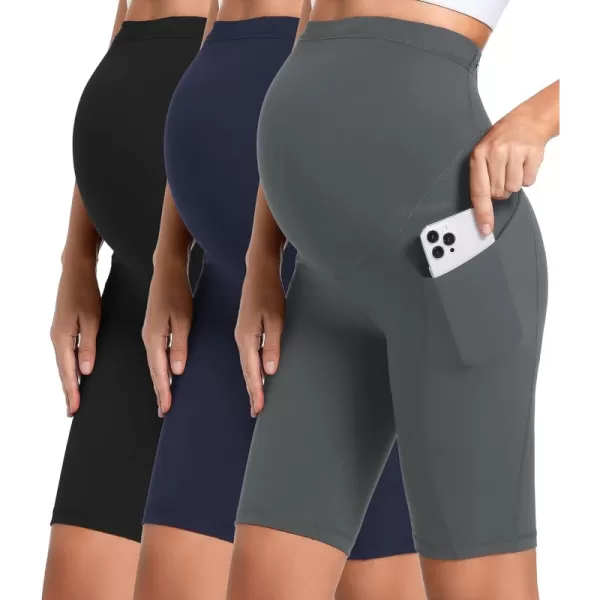 3pack Black+navy+dark Grey