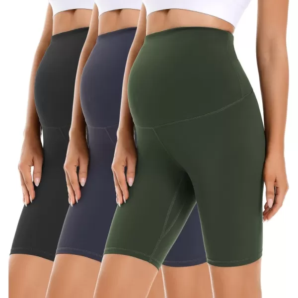 A 3pack Black+navy+green 9