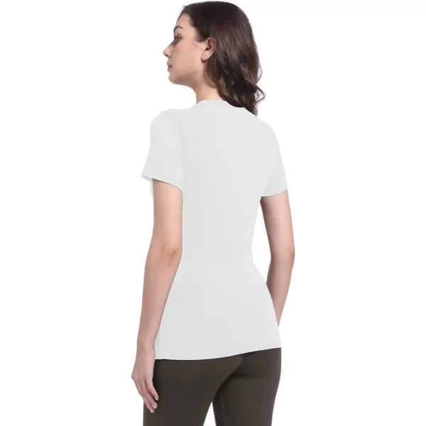 Foucome Maternity Workout Tops Side Ruched Short Sleeve Pregnancy T Shirts Casual Athletic Yoga Gym Basic Tops