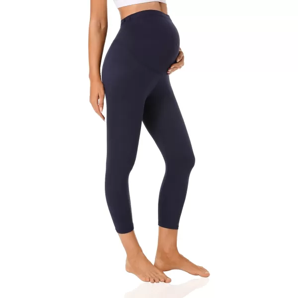 Foucome Women's Maternity Capri Leggings Over The Belly Pregnancy Active Workout Yoga Pants