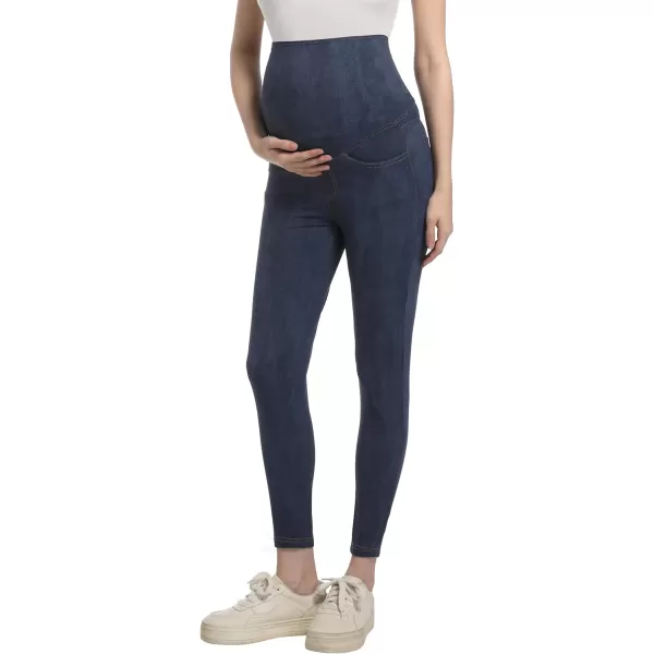Foucome Maternity Jeans Over The Belly Slim Stretchy Skinny Pants Pregnancy Jeggings for Women