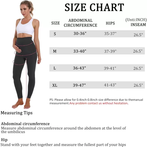 Foucome Womens Maternity Leggings with Pockets Over The Belly Pregnancy Workout Leggings Stretch Soft Athletic Yoga Pants2pack  Blackgrey