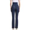imageFoucome Maternity Bootcut Jeans Stretchy Flare Jeggings Pregnancy Flare Denim Pants Bell Bottoms with PocketsBlue