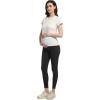 imageFoucome Maternity Jeans Over The Belly Trendy Stretch Skinny Denim Pants Pregnancy Jeggings with PocketsBlack