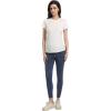 imageFoucome Maternity Jeans Over The Belly Trendy Stretch Skinny Denim Pants Pregnancy Jeggings with PocketsDark Blue