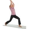 imageFoucome Womens Maternity Flare Leggings Bootcut Pregnancy Yoga Pants with PocketsBlack