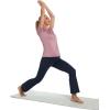 imageFoucome Womens Maternity Flare Leggings Bootcut Pregnancy Yoga Pants with PocketsNavy