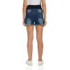 imageFoucome Womens Maternity Jean Shorts Fit Belly Denim Shorts Pregnancy Summer Casual Short Pants31 Dark Blue