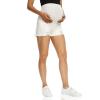 imageFoucome Womens Maternity Jean Shorts Fit Belly Denim Shorts Pregnancy Summer Casual Short Pants31 White
