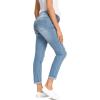 imageFoucome Womens Maternity Jeans Stretch Ripped Boyfriend Jeans Pregnancy Denim Pants with Pockets066  Blue