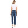 imageFoucome Womens Maternity Jeans Stretch Ripped Boyfriend Jeans Pregnancy Denim Pants with Pockets068  Dark Blue