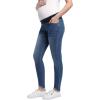 imageFoucome Womens Maternity Jeans Under The Belly Slim Stretchy Skinny Jeggings Comfy Pregnancy Denim PantsDark Blue