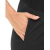 imageFoucome Womens Maternity Scrub Pants Comfy Soft Pregnancy Pants Straight Leg Workwear ScrubsBlack