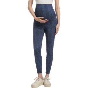 imageFoucome Maternity Jeans Over The Belly Trendy Stretch Skinny Denim Pants Pregnancy Jeggings with PocketsDark Blue