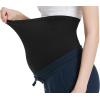 imageFoucome Maternity Fleece Lined Pants Winter Thermal Pregnancy Joggers Comfy Casual SweatpantsBlue