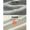 imageFoucome Maternity Fleece Lined Pants Winter Thermal Pregnancy Joggers Comfy Casual SweatpantsGrey