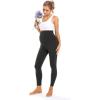 imageFoucome Womens Maternity Fleece Lined Leggings with Pockets Over The Belly Pregnancy Winter Warm Workout Yoga Pants2pack Black  Not Fleece Lined