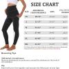 imageFoucome Womens Maternity Fleece Lined Leggings with Pockets Over The Belly Pregnancy Winter Warm Workout Yoga PantsBlack