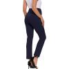 imageFoucome Womens Maternity Pants for Work Over The Belly Bootcut Dress Pants Stretch Pregnancy TrousersAnavy