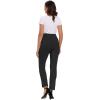 imageFoucome Womens Maternity Pants for Work Over The Belly Bootcut Dress Pants Stretch Pregnancy TrousersDark Melange Grey