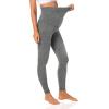 imageFoucome Womens Maternity Leggings Over The Belly Full Length Pregnancy Yoga Pants Active Wear Workout Leggings2 Pack  BlackHeather Grey