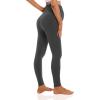 imageFoucome Womens Maternity Leggings Over The Belly Pregnancy Active Workout Yoga Tights Pants2pack  Blackgrey