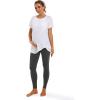 imageFoucome Womens Maternity Leggings Over The Belly Pregnancy Active Workout Yoga Tights Pants3pack  Blackgreynavy