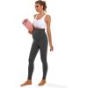 imageFoucome Womens Maternity Leggings Over The Belly Pregnancy Active Workout Yoga Tights Pants3pack  Blackgreynavy