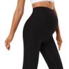 imageFoucome Womens Maternity Leggings Over The Belly Pregnancy Yoga Pants Workout Athletic Leggings3pack Black  89