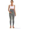 imageFoucome Womens Maternity Leggings Over The Belly Pregnancy Yoga Pants Workout Athletic Leggings3pack Black2heather Grey  89