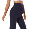imageFoucome Womens Maternity Leggings Over The Belly Pregnancy Yoga Pants Workout Athletic Leggings3pack Black2navy  89