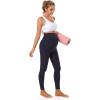 imageFoucome Womens Maternity Leggings with Pockets Over The Belly Pregnancy Workout Leggings Stretch Soft Athletic Yoga Pants2pack  Blacknavy