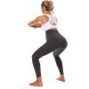 imageFoucome Womens Maternity Leggings with Pockets Over The Belly Pregnancy Workout Leggings Yoga Active Work Pants2pack Blackgrey