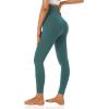 imageFoucome Womens Maternity Leggings with Pockets Over The Belly Pregnancy Workout Leggings Yoga Active Work Pants3pack Blackgreyins Green Premium