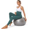 imageFoucome Womens Maternity Leggings with Pockets Over The Belly Pregnancy Workout Leggings Yoga Active Work Pants3pack Blackgreyins Green Premium