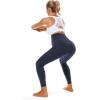 imageFoucome Womens Maternity Leggings with Pockets Over The Belly Pregnancy Workout Leggings Yoga Active Work Pants3pack Blackgreynavy