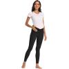 imageFoucome Womens Under The Belly Super Soft Support Maternity LeggingsBlack  Fabric Upgrade