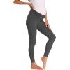 imageFoucome Womens Under The Belly Super Soft Support Maternity LeggingsDark Grey
