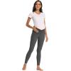imageFoucome Womens Under The Belly Super Soft Support Maternity LeggingsDark Grey