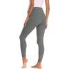 imageFoucome Womens Under The Belly Super Soft Support Maternity LeggingsMelange Grey