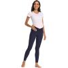 imageFoucome Womens Under The Belly Super Soft Support Maternity LeggingsNavy Blue