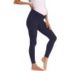 imageFoucome Womens Under The Belly Super Soft Support Maternity LeggingsNavy Blue