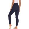 imageFoucome Womens Under The Belly Super Soft Support Maternity LeggingsNavy Blue