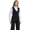 imageFoucome Suit Vest for Women Double Breasted Waistcoat Vest Dressy Lapel Collar Womens Vest TopNavy