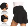 imageFoucome Womens Maternity Workout Shorts Over The Belly QuickDry Athletic Sports Running Shorts37  Black