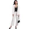imageFoucome Womens Vest Fashion Casual Suit Vest for Women Versatile Racerback Waistcoat Vest TopsBlack