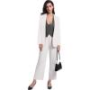 imageFoucome Womens Vest Fashion Casual Suit Vest for Women Versatile Racerback Waistcoat Vest TopsGrey