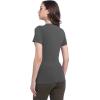 imageFoucome Maternity Shirts Crew Neck Short Sleeve Workout Tops Athletic Yoga Top Side Ruched Pregnancy T ShirtsGrey