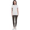 imageFoucome Maternity Shirts Crew Neck Short Sleeve Workout Tops Athletic Yoga Top Side Ruched Pregnancy T ShirtsWhite