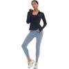 imageFoucome Nursing Bras for Breastfeeding Wirefree Racerback Maternity Sports BraBlack